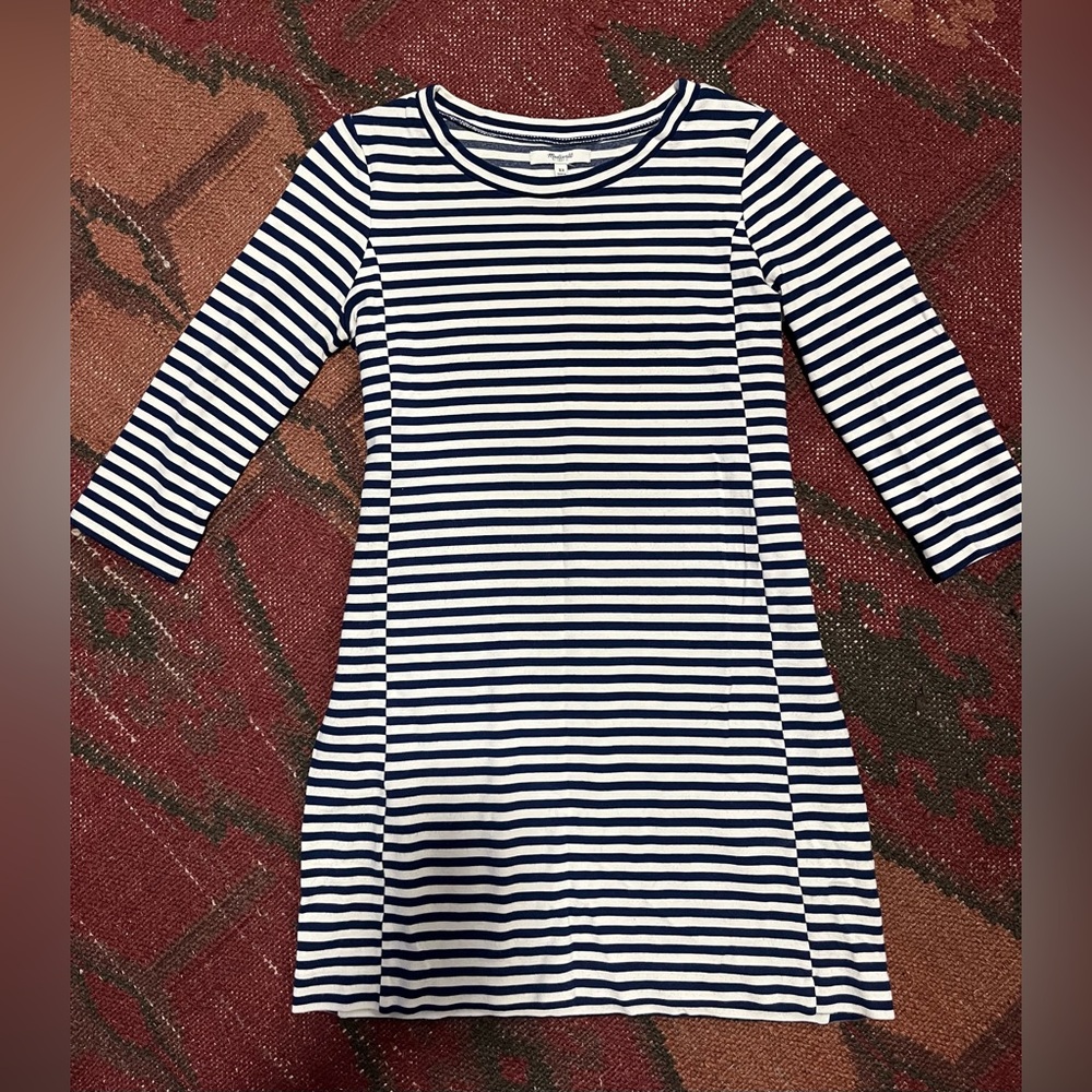 Madewell Nautical Stripe Dress xs
